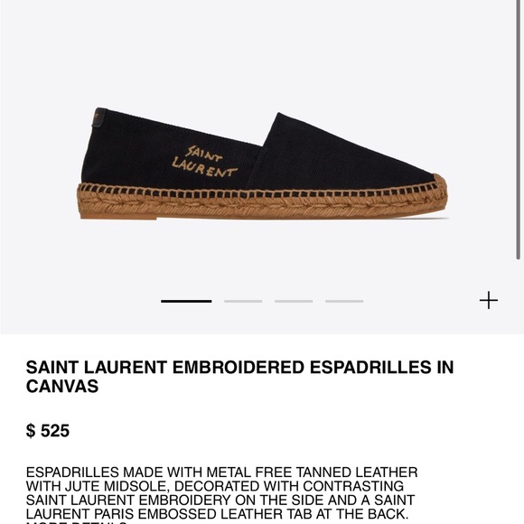 Saint Laurent Espadrilles Never Worn - Picture 4 of 5